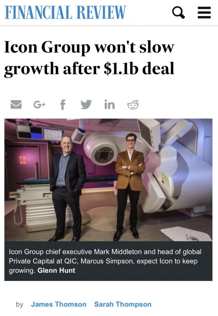 Today's Australian Financial Review, click to view article